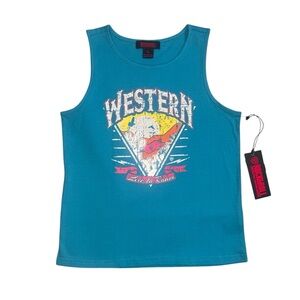 Rock & Roll Denim Girl’s “Live to Roam” Tank Top